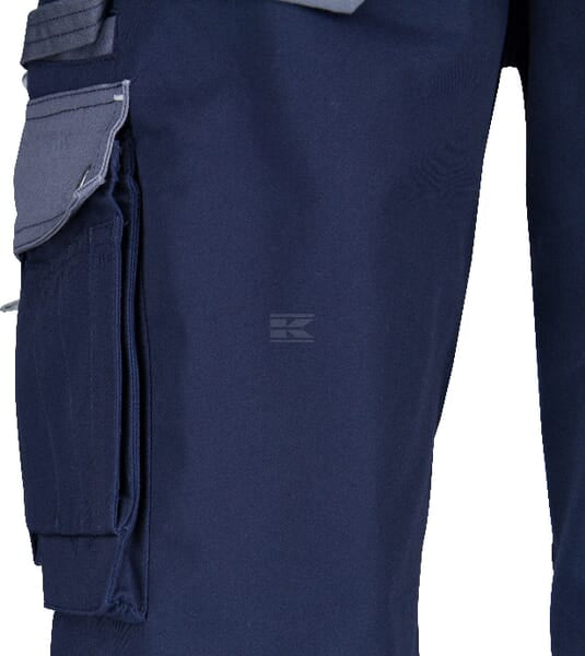 Arbeitshosen , Unisex , S 75-85cm , blau grau, Kramp Original by Kramp