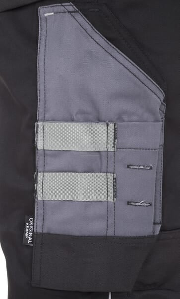 Hosen , Unisex , 3XL 112-122cm , schwarz grau, Kramp Original by Kramp