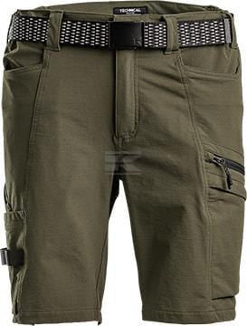 Shorts 4 Way Stretch, Stretch, oliv, 5XL