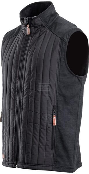 Hybrid/Fleece-Weste Herren, anthrazit L