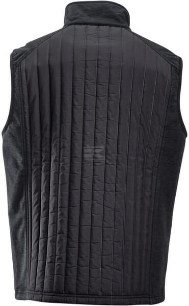 Hybrid/Fleece-Weste Herren, anthrazit 3XL