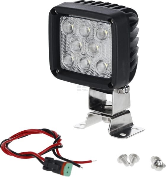 Arbeitsscheinwerfer, 10-30V, LED, 1920lm, Quadratisch