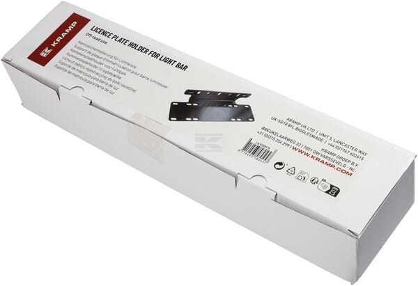 Halterung für Kennzeichenbeleuchtung, Aluminium