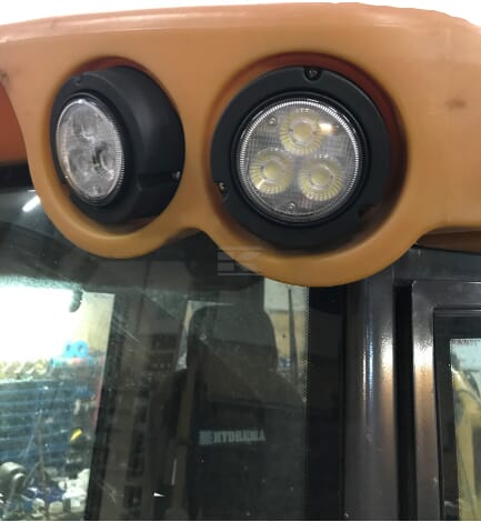 Arbeitsscheinwerfer, 10-30V, LED, 4000lm, Rund