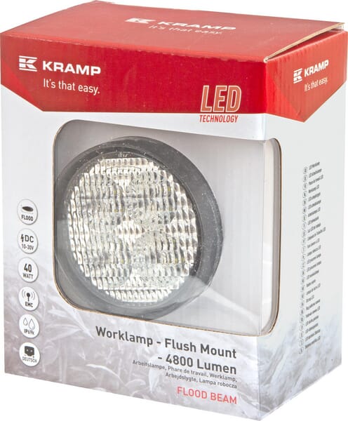 Arbeitsscheinwerfer, 10-30V, LED, 4800lm, Rund