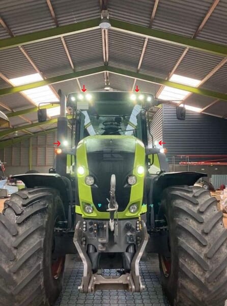 Arbeitsscheinwerfer LED, 40W, 4000lm, rund