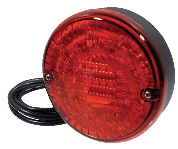 Nebelschlussleuchte 12/24V LED rund zum anschrauben Ø 140mm