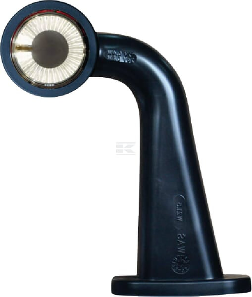 Begrenzungsleuchte weiß/rot 90° links LED 12-24V KRAMP