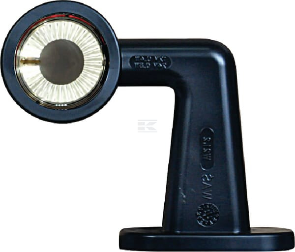 Begrenzungsleuchte weiß/rot 45° links LED 12-24V KRAMP