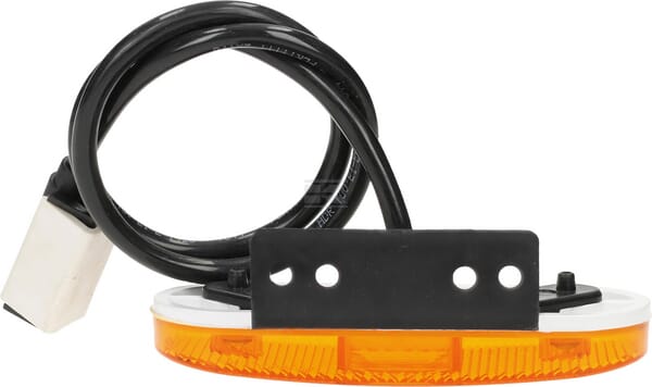 Seitenmarkierungsleuchte rechteckig mit Jaegeranschluss mit Halter LED 12-24V KRAMP