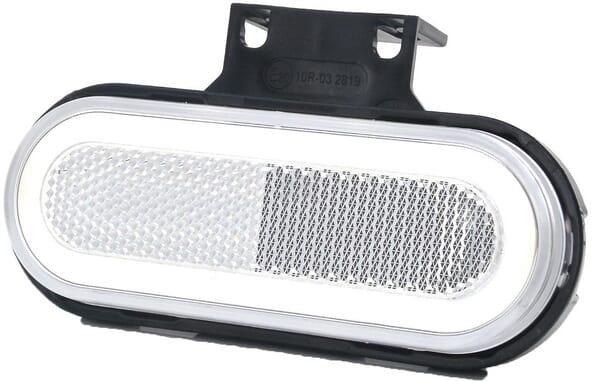 LED-Markierungsleuchte, rechteckig, 12-24 V, 124x49x20mm, Kramp