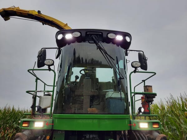 Arbeitsscheinwerfer, 10-30V, LED, 3375lm, Rechteckig