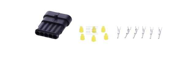 Satz Superseal 5-polige Steckverbinder Stecker