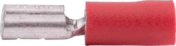 Flachsteckerhülse rot 6,3x0,8 mm