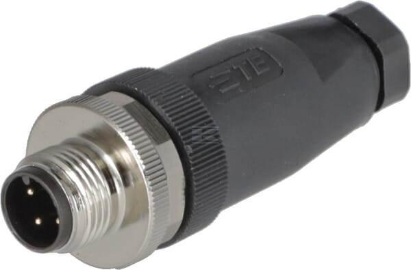 Stecker 4 P. Stecker M12 Code-A
