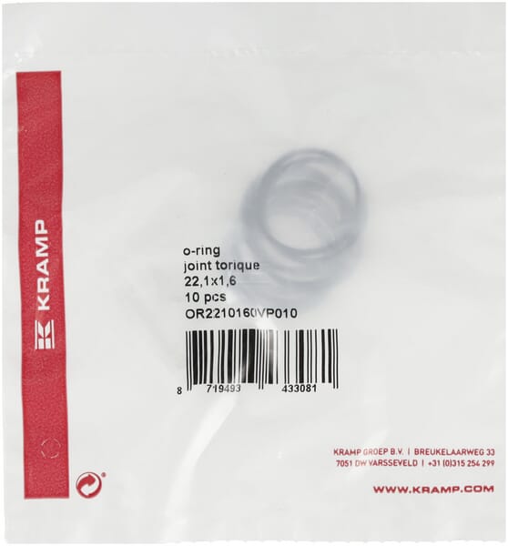 O-Ring 22,1x1,6 75 shore Viton 10x