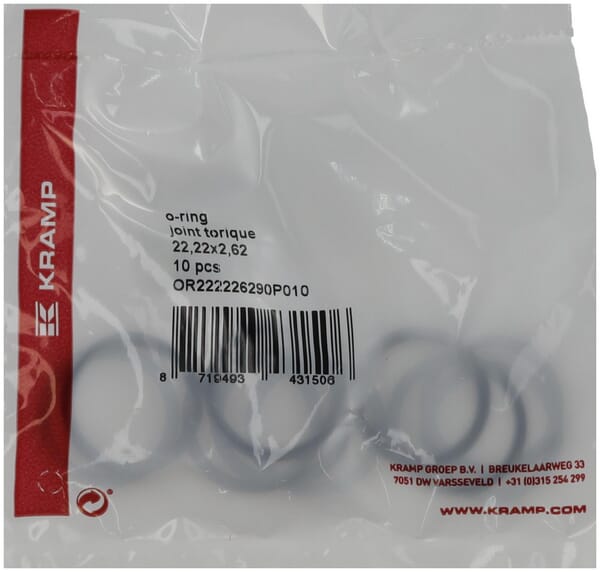 O-Ring 22.22x2.62 90 Shore 10x