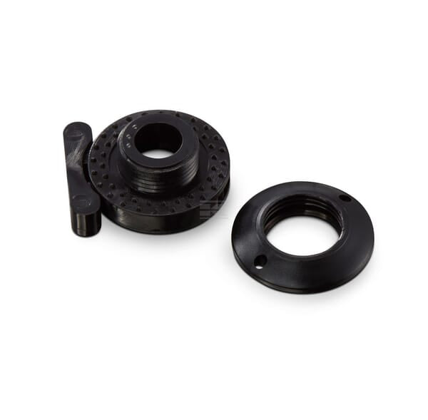 Minax-Fastener Oberteil Kunststoff, schwarz