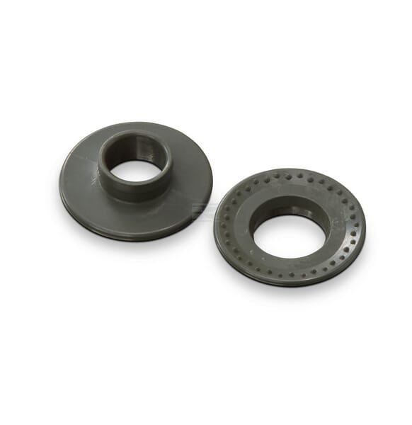 Clip-Ösen Ø 12 mm Kunststoff grün