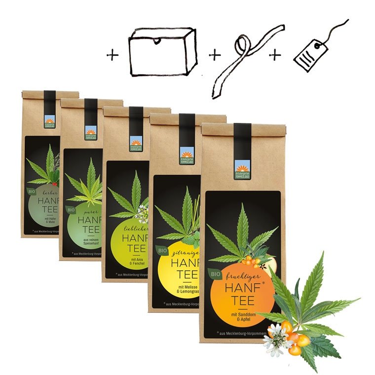 Kräutergarten Pommerland Bio-Kräutertee im Geschenkkarton