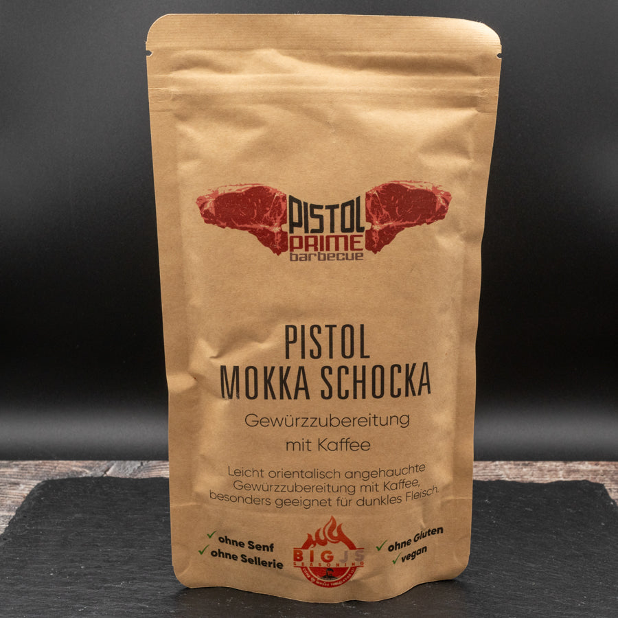 Pistol Prime BBQ Pistol’s Mokka Schocka 250g