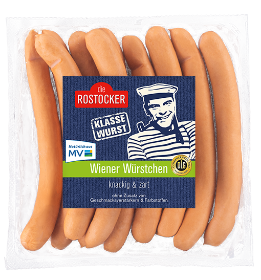 Die Rostocker Wiener Würstchen 10 x 50g