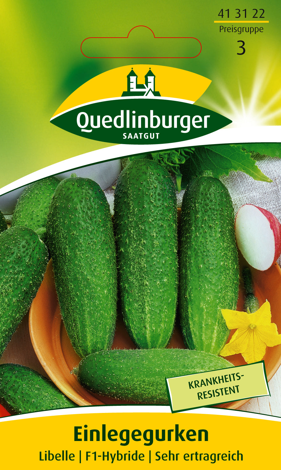 Quedlinburger Saatgut Einlegegurken „Libelle“