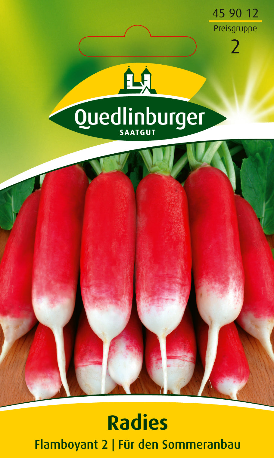 Quedlinburger Saatgut Radies „Flamboyant“