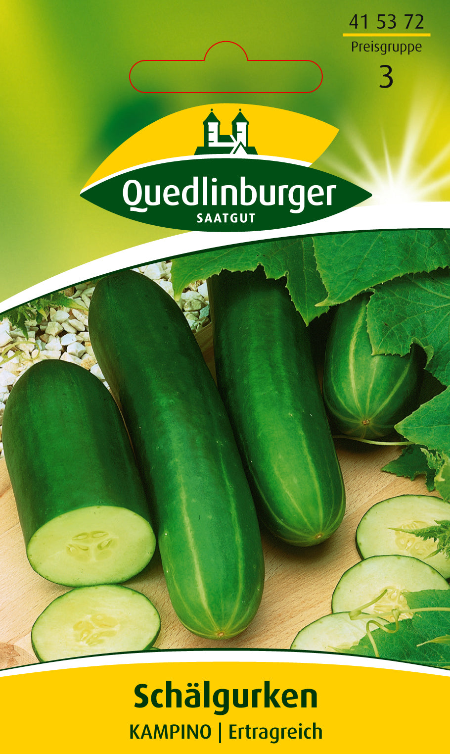 Quedlinburger Saatgut Schälgurken „Kampino“