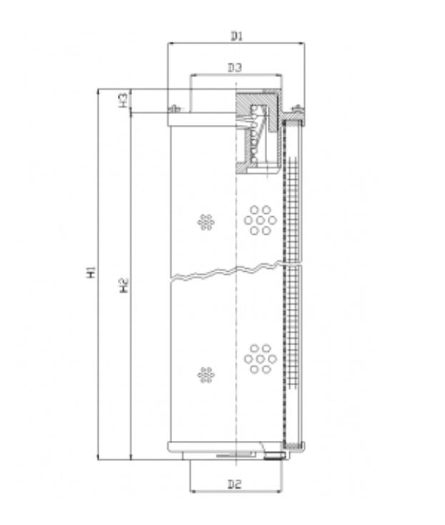 RHR850G10V Hydraulikfilterelement (Rücklauffilter)