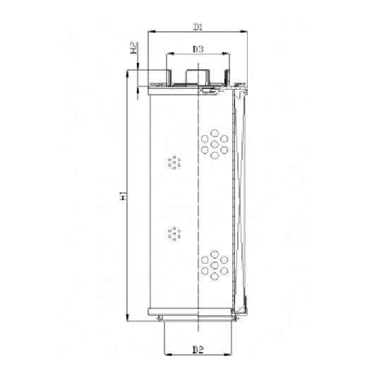 RHR850M05B0/AB1 Hydraulikfilterelement (Rücklauffilter)