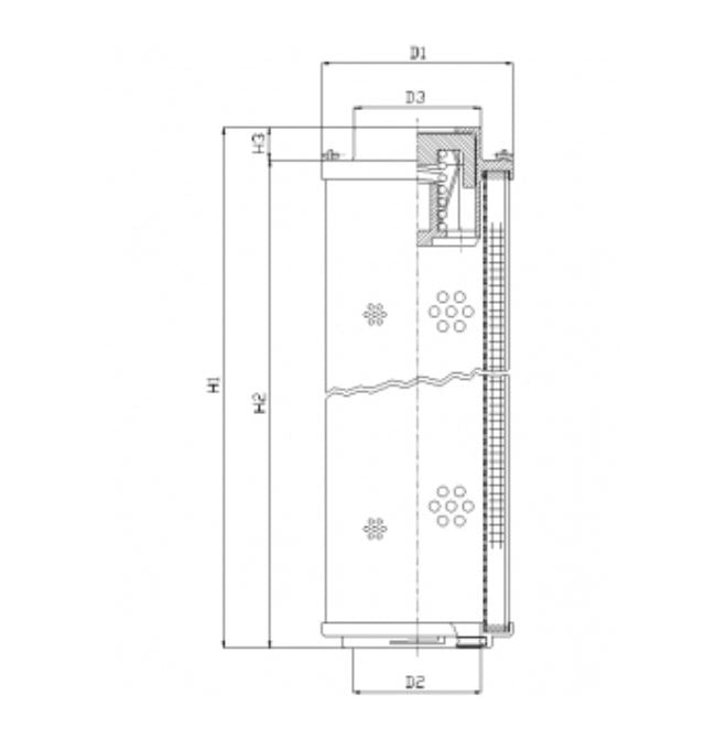 RHR850N05V Hydraulikfilterelement (Rücklauffilter)