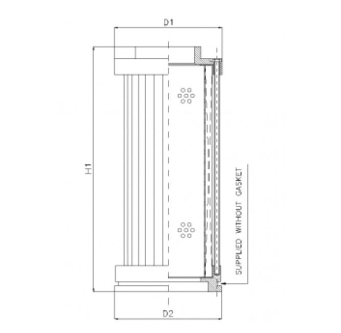 S410C25 Hydraulikfilterelement (Saugfilter)