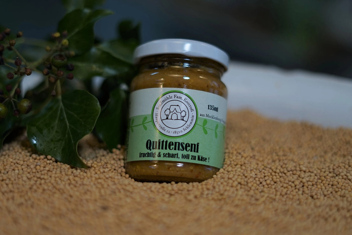 Senfmühle Schlemmin Quittensenf