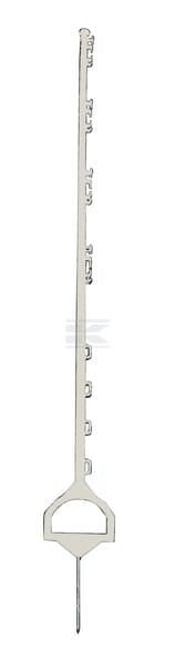Steigbügelpfahl weiß 114 cm