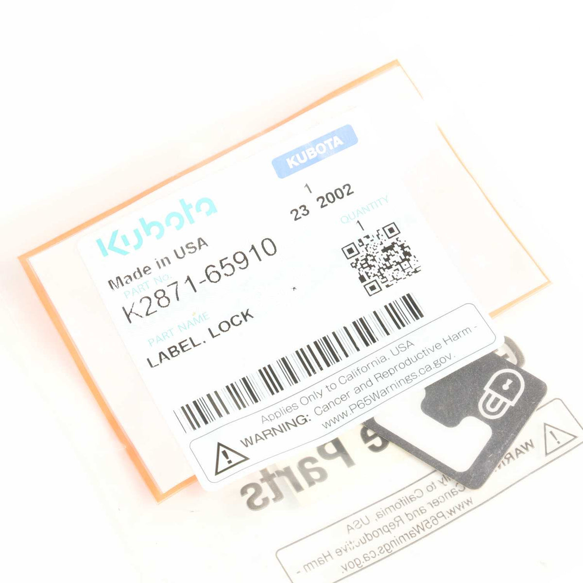 Kubota AUFKLEBER