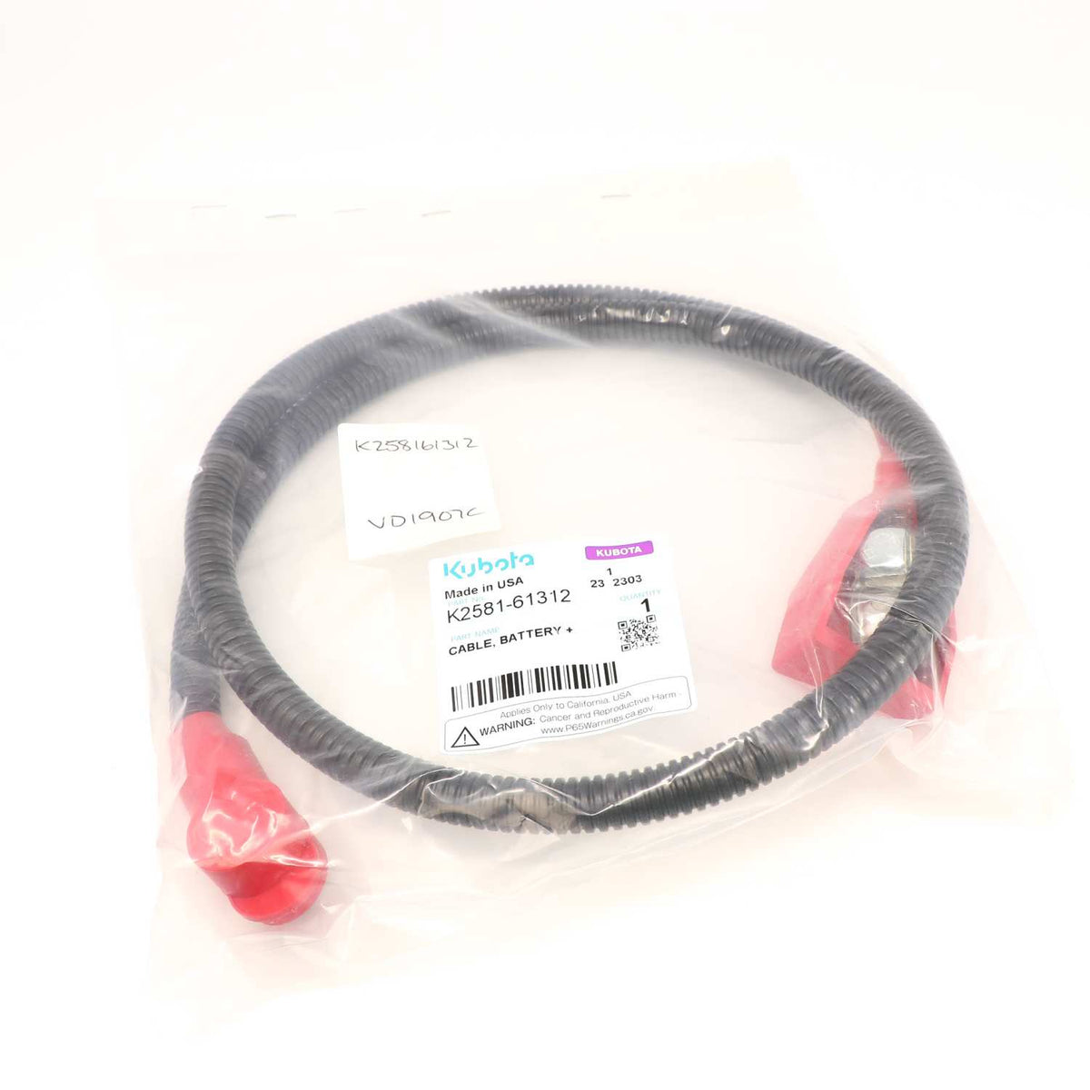 Kubota BATTERIEKABEL