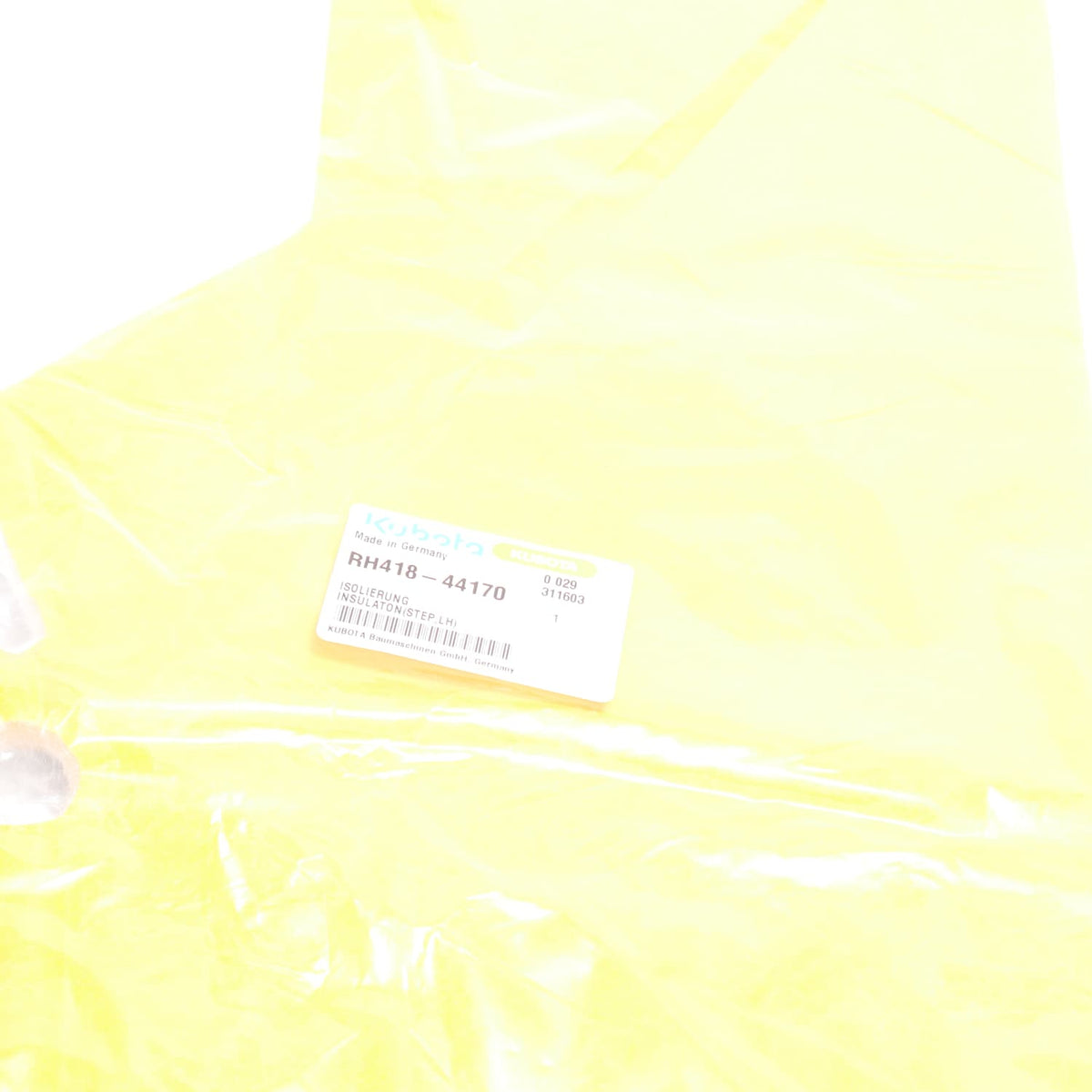 Kubota ISOLATTIONSMATERIAL