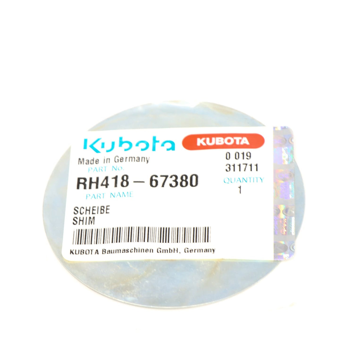 Kubota SCHEIBE