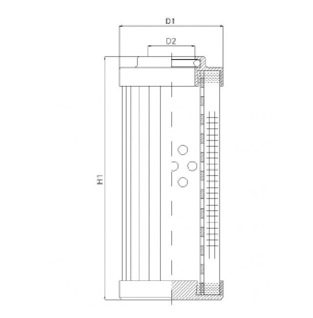 WG1007 Hydraulikfilterelement (Druckfilter)