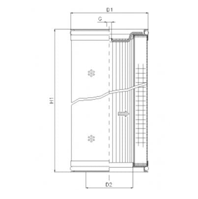 WG213 Hydraulikfilterelement