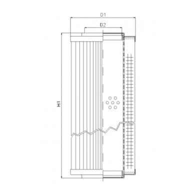 WG436 Hydraulikfilterelement