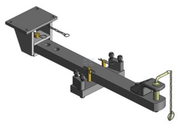 Zugpendel 90x50 L980mm Cat.2  Ø31,5mm