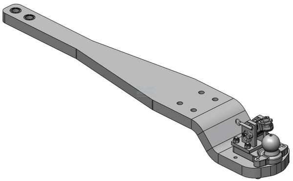 Tragplatte Kugelkuppl. 80 mm