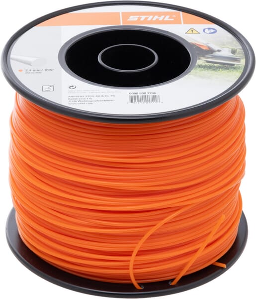 Trimmerfaden rund Ø 2,4 mm x 253,0 m orange