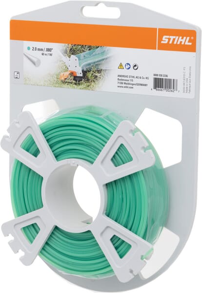 Trimmerfaden rund Ø 2,0 mm x 60,0 m grün