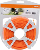 Trimmerfaden rund Ø 2,4 mm x 83,0 m orange