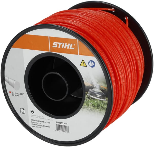 Trimmerfaden rund, leise Ø 2,7 mm x 208,0 m