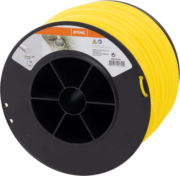Trimmerfaden rund Ø 3,0 mm x 271,0 m gelb