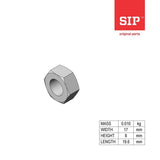 Mutter M10 8zn -ISO 4032